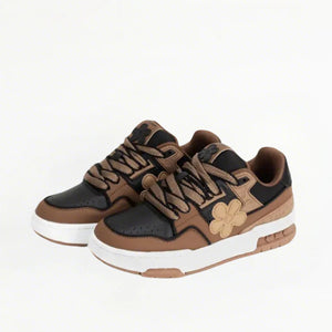 WE FLOWER Board Shoes Moussy Brown