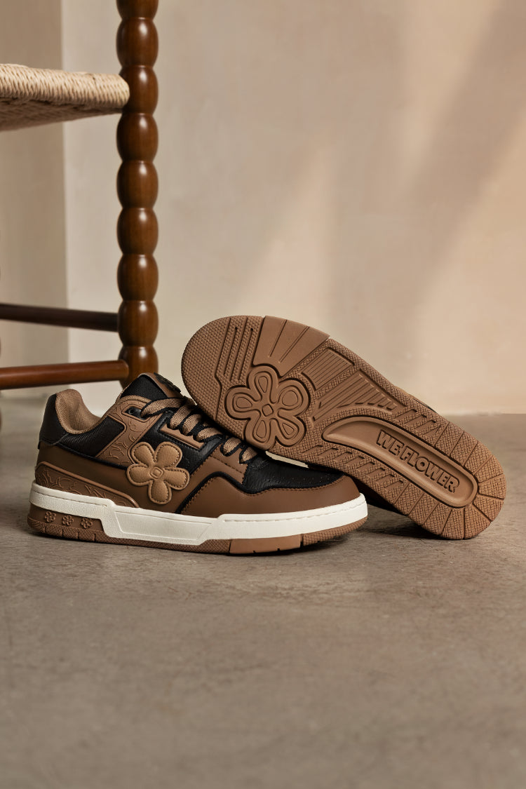 WE FLOWER Board Shoes Moussy Brown