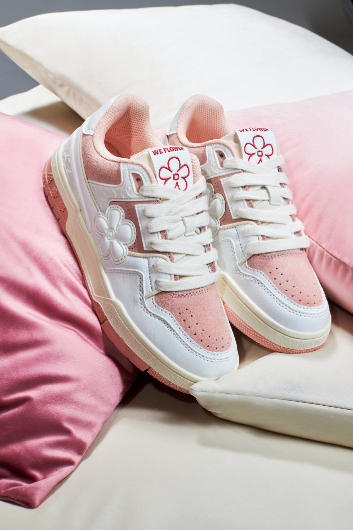 WE FLOWER Board Shoes Mousse Pink