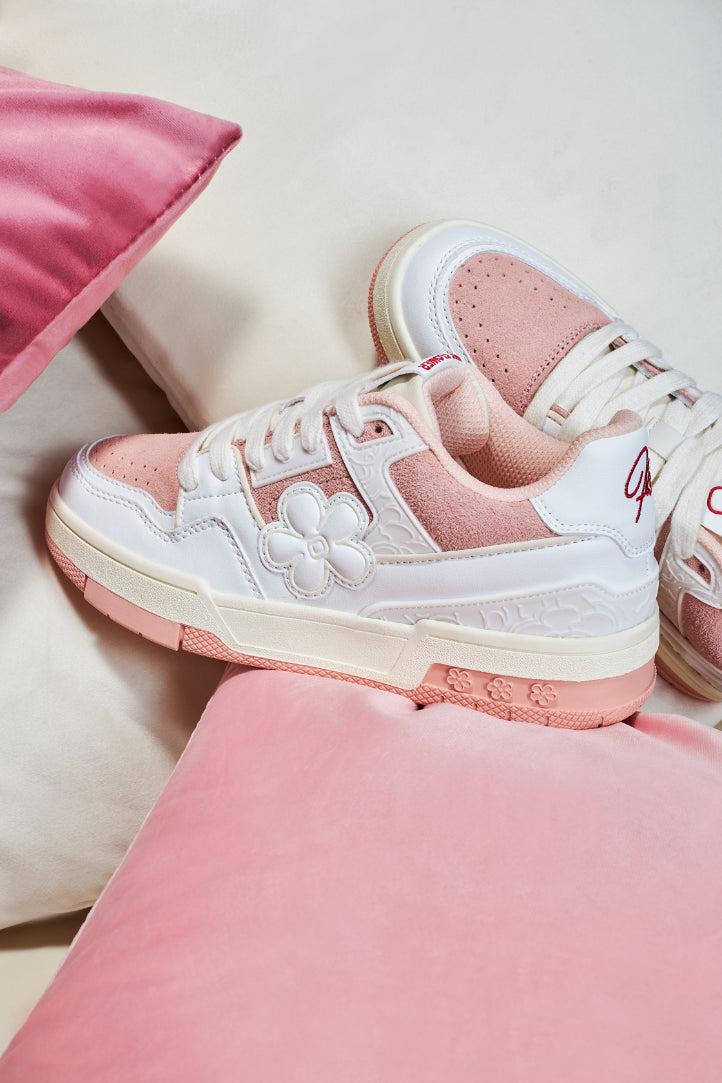 WE FLOWER Board Shoes Mousse Pink