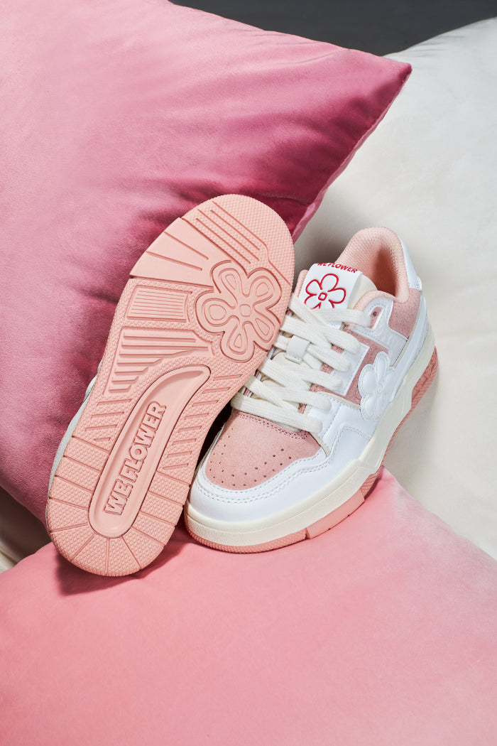 WE FLOWER Board Shoes Mousse Pink