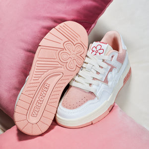 WE FLOWER Board Shoes Mousse Pink
