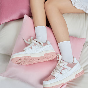 WE FLOWER Board Shoes Mousse Pink